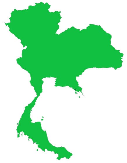 Map of NKT NIPPON KONPO (THAILAND) branches in Thailand